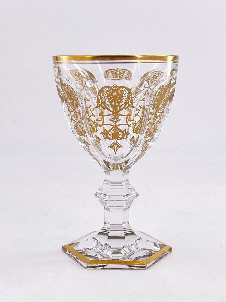 Partie De Service De Verres En Cristal De Baccarat, Modèle Harcourt Empire, 19 Pièces-photo-3