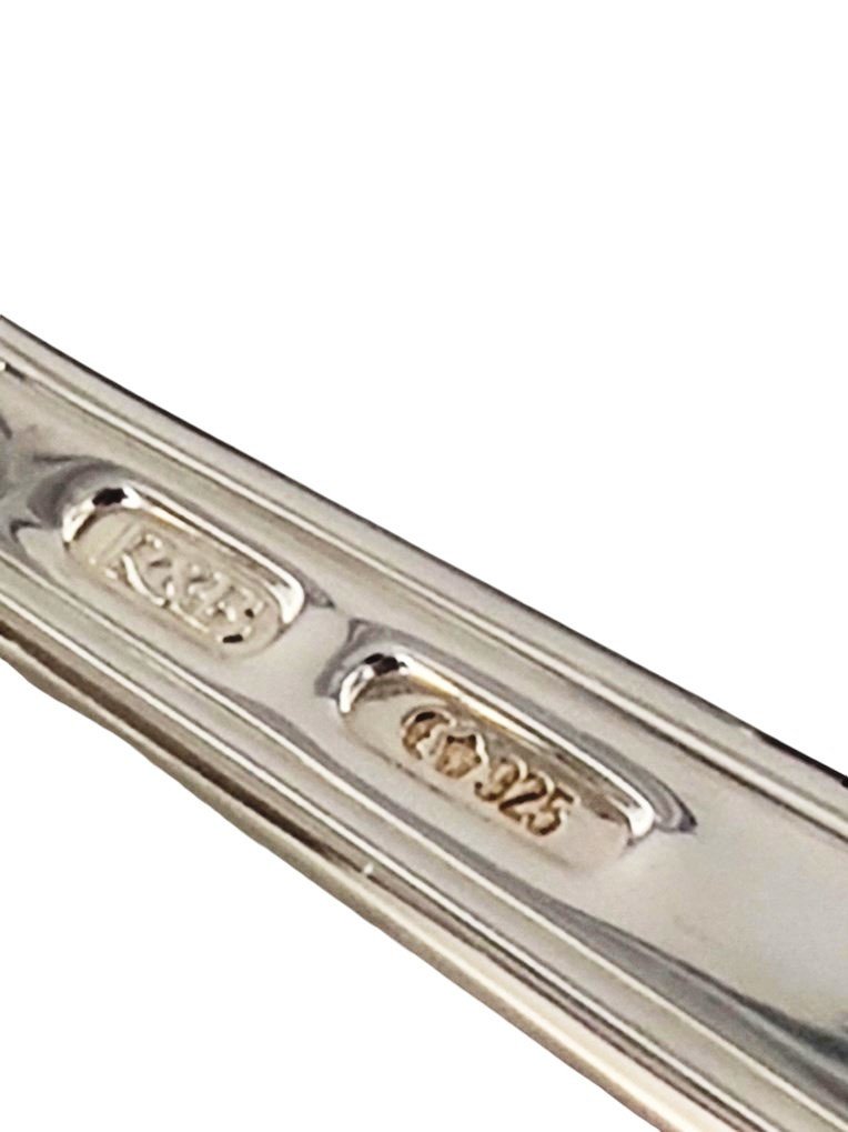 Solid Silver Cutlery Set, Art Deco Period, 87 Pieces.-photo-5
