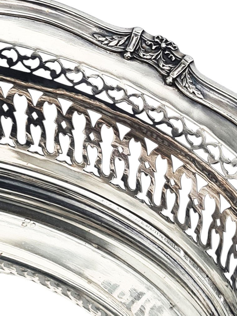 Silver Basket, Minerva Hallmark, Early 20th Century.-photo-3