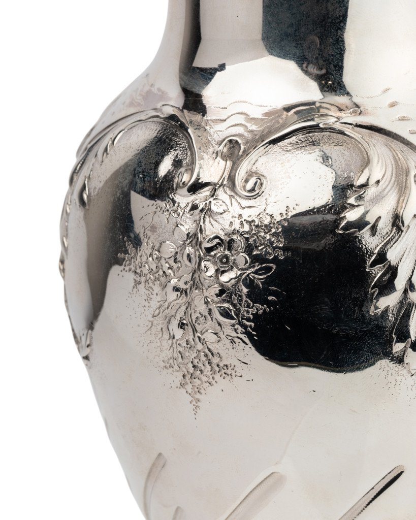 Vase en argent Art Nouveau.-photo-3