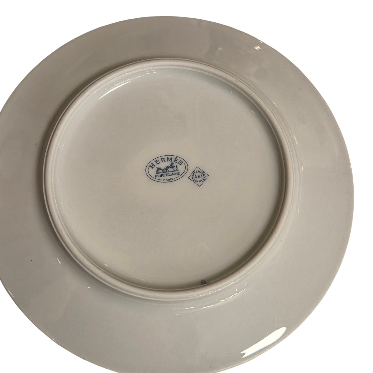Porcelain Cake Service, Hermès Paris, 13 Pieces.-photo-4