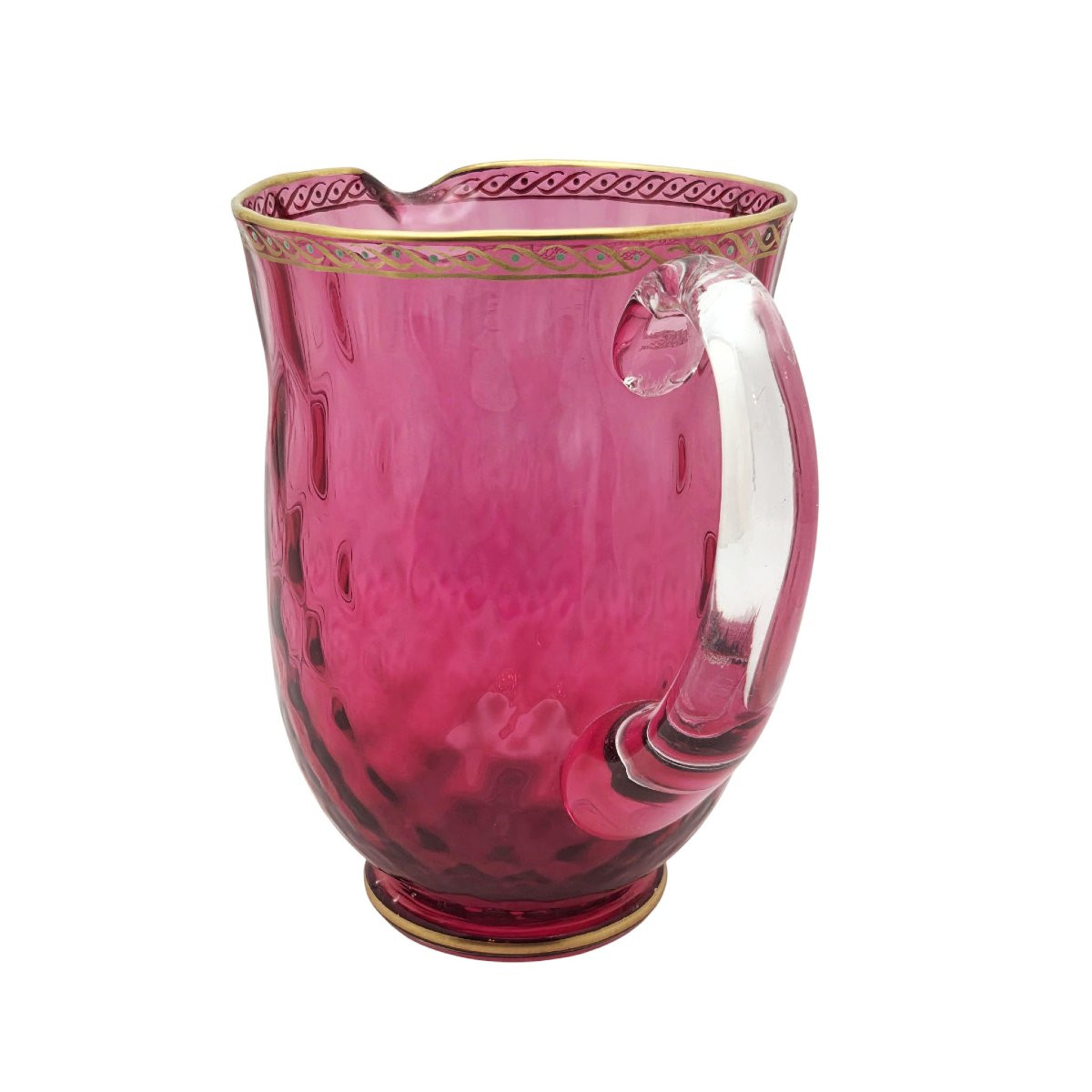 Service en verre de Murano pour 8 personnes plus les réserves, maison Nason et Moretti, 29 pièc-photo-4