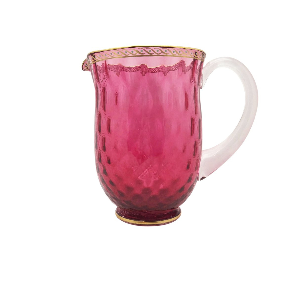 Service en verre de Murano pour 8 personnes plus les réserves, maison Nason et Moretti, 29 pièc-photo-7