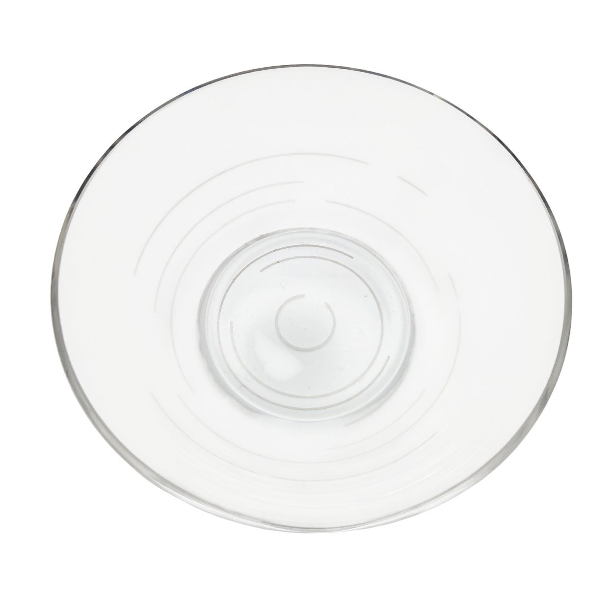 Suite de 6 coupelles en cristal de Saint Louis pour Hermès Paris, modèle Rythme.-photo-2