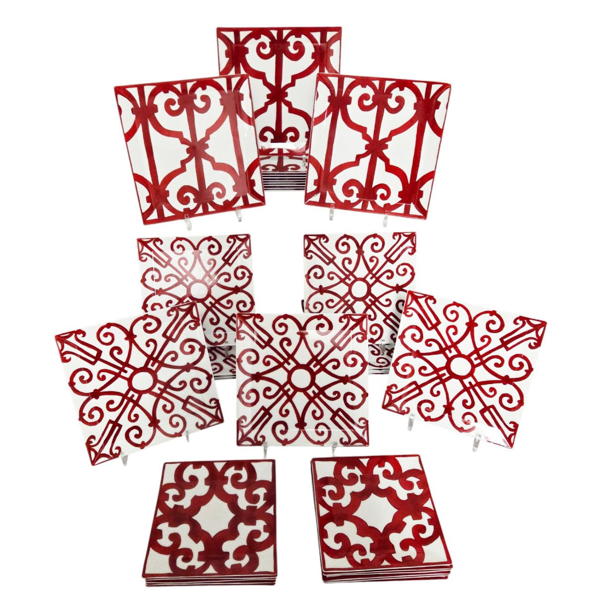 Porcelain Dinner Service, Hermès Paris, "balcons Du Guadalquivi" Model-photo-4