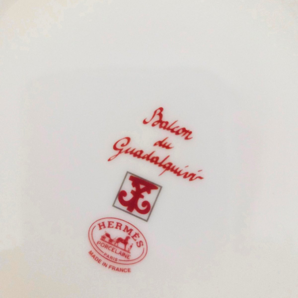 Porcelain Dinner Service, Hermès Paris, "balcons Du Guadalquivi" Model-photo-6