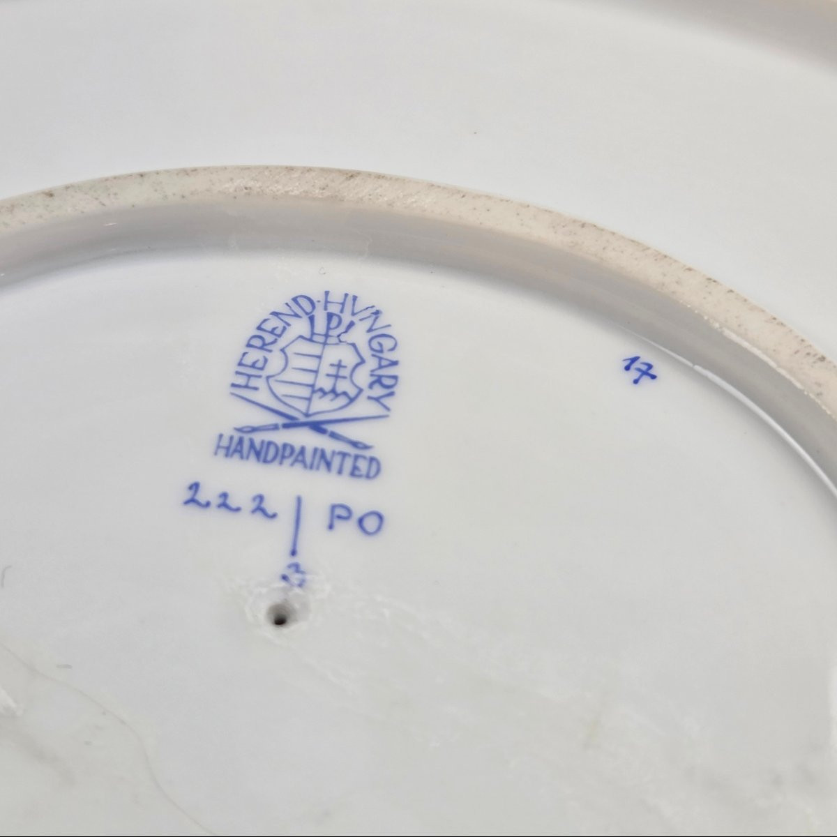 Herend Porcelain Dinner Service, Model “po”, 41 Pieces.-photo-7
