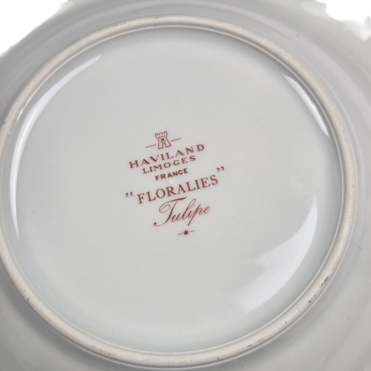 Celadon Porcelain Dinner Service, Haviland Limoges, 56 Pieces.-photo-7