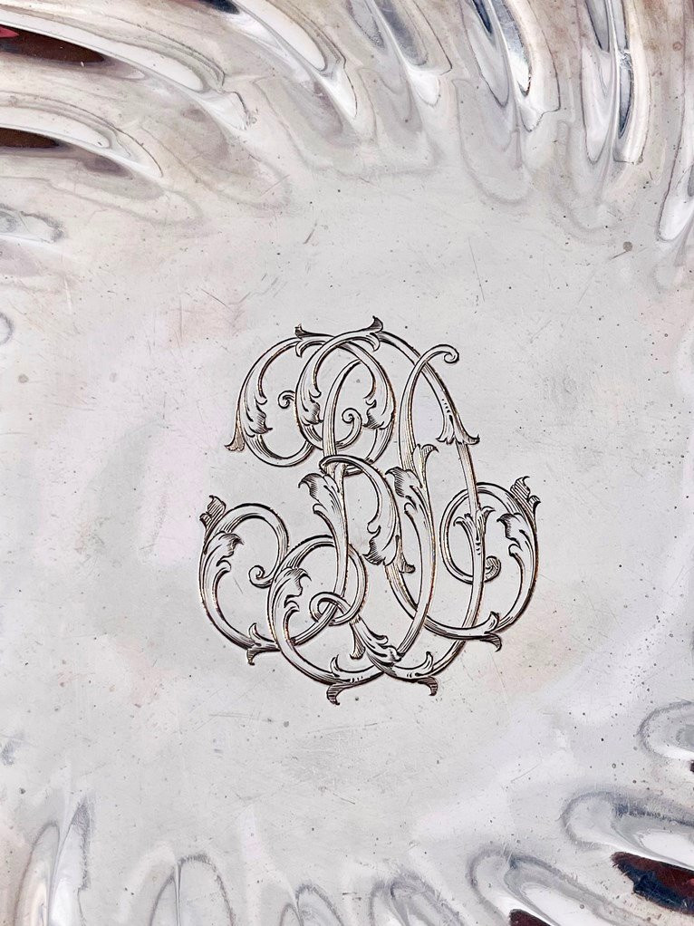 Stemmed Bowl In Solid Silver In The Rocaille Style.-photo-2