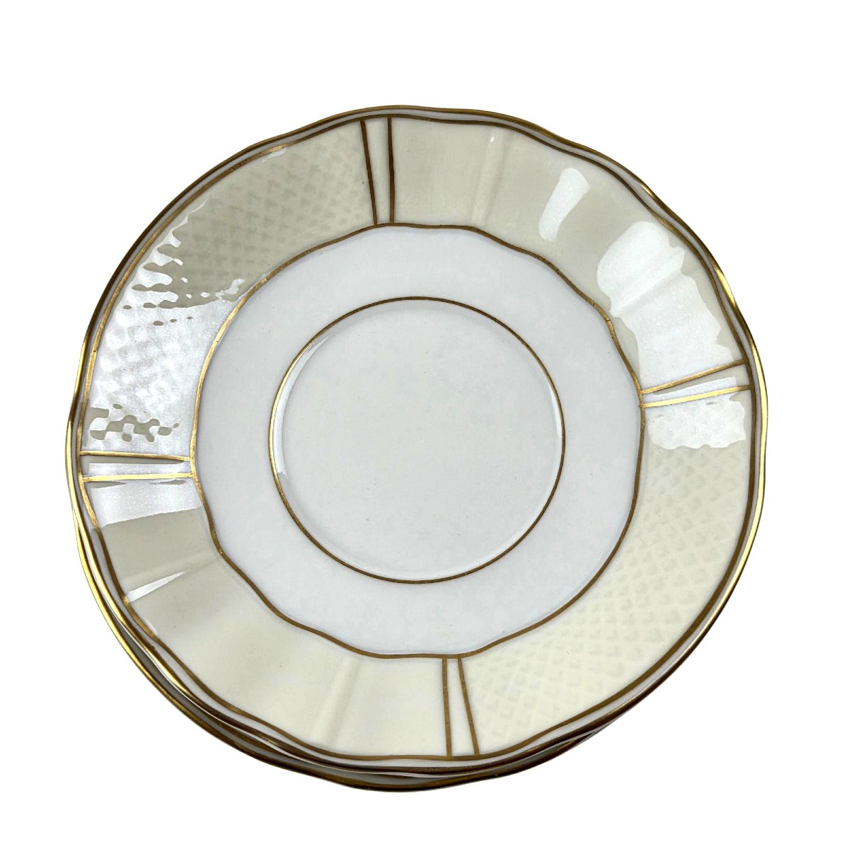 Limoges Porcelain Tea Service, Bernardaud Company, "les Oiseaux De Buffon" Pattern, 2-photo-3