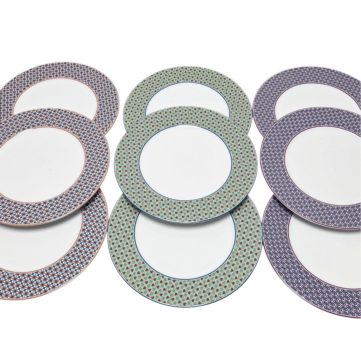 Porcelain Set, Tie Set Model, Hermès Paris, 35 Pieces.-photo-1