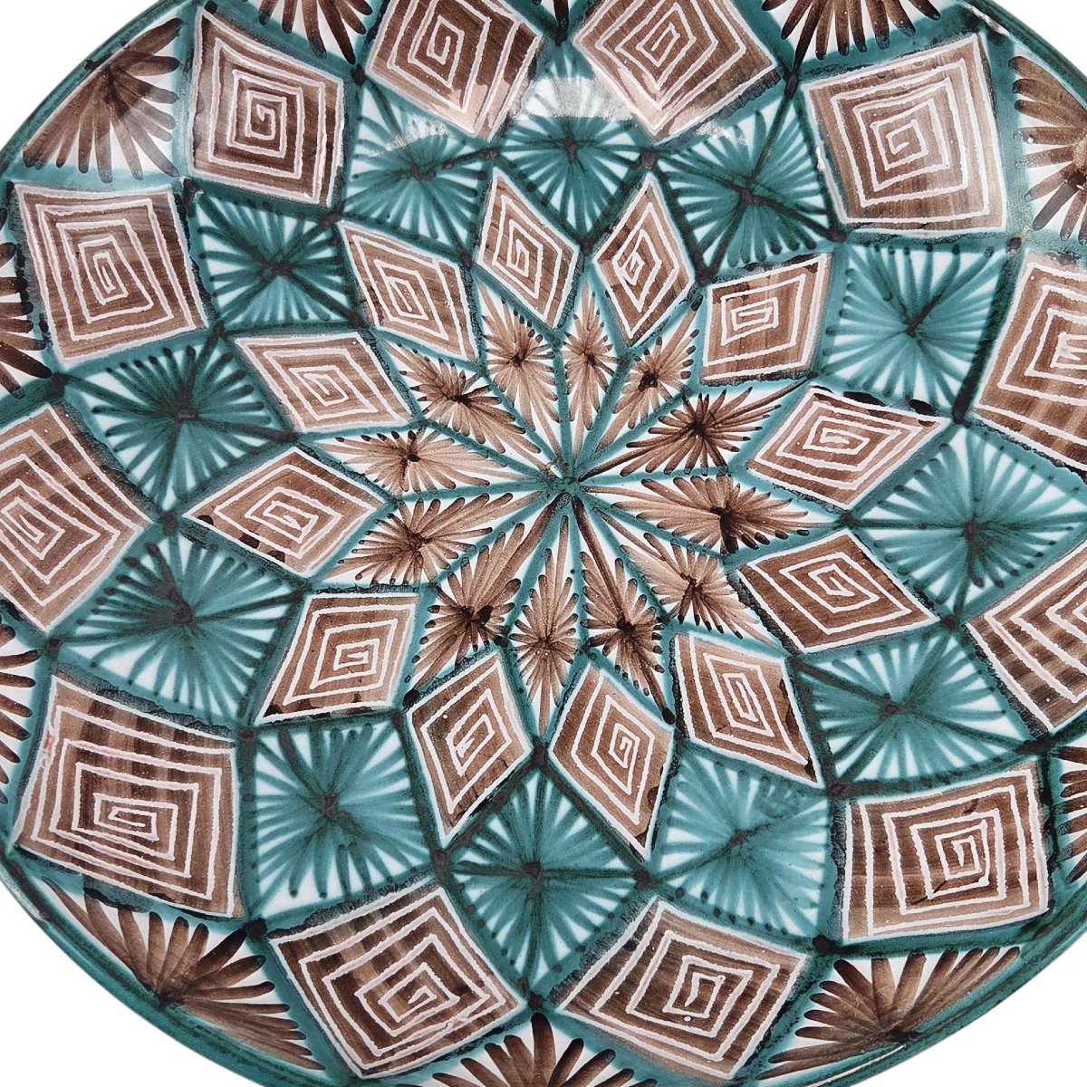 Glazed Ceramic Fruit Bowl Or Centerpiece, Robert Picault, Vallauris.-photo-4