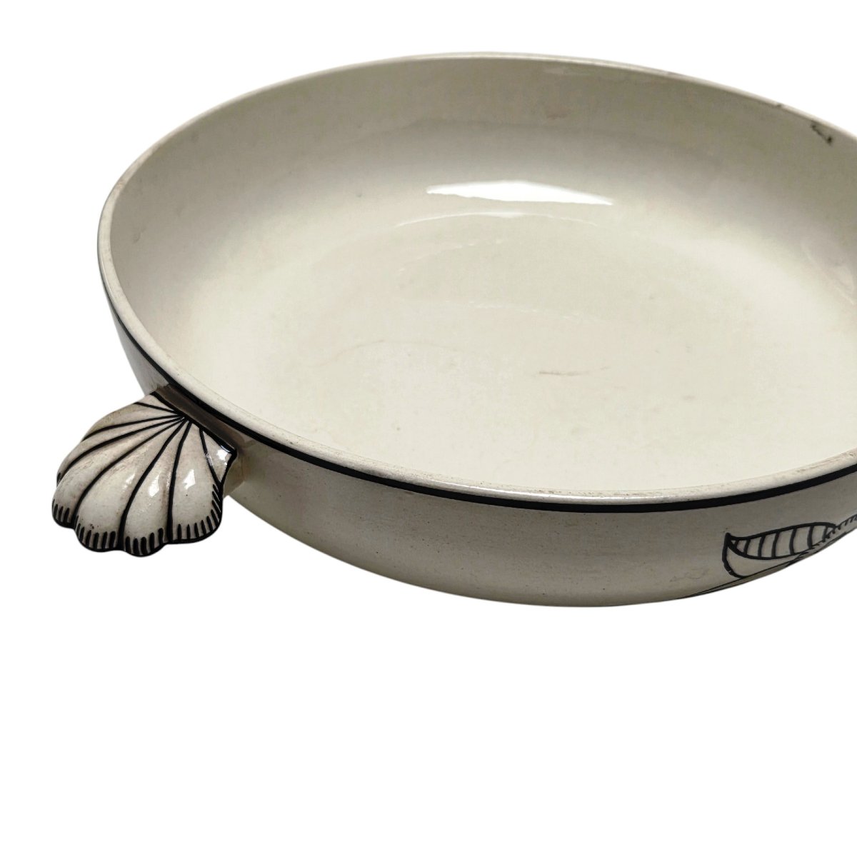 Earthenware Dinner Service For 6, Art Deco Period, Signed Jean Luce, 20 Pieces.-photo-3