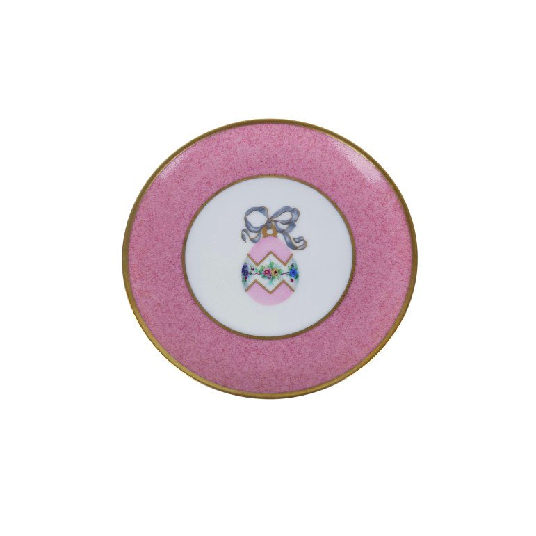 3 Small Limoges Porcelain Plates, Puiforcat, "st. Petersburg" Model.-photo-2