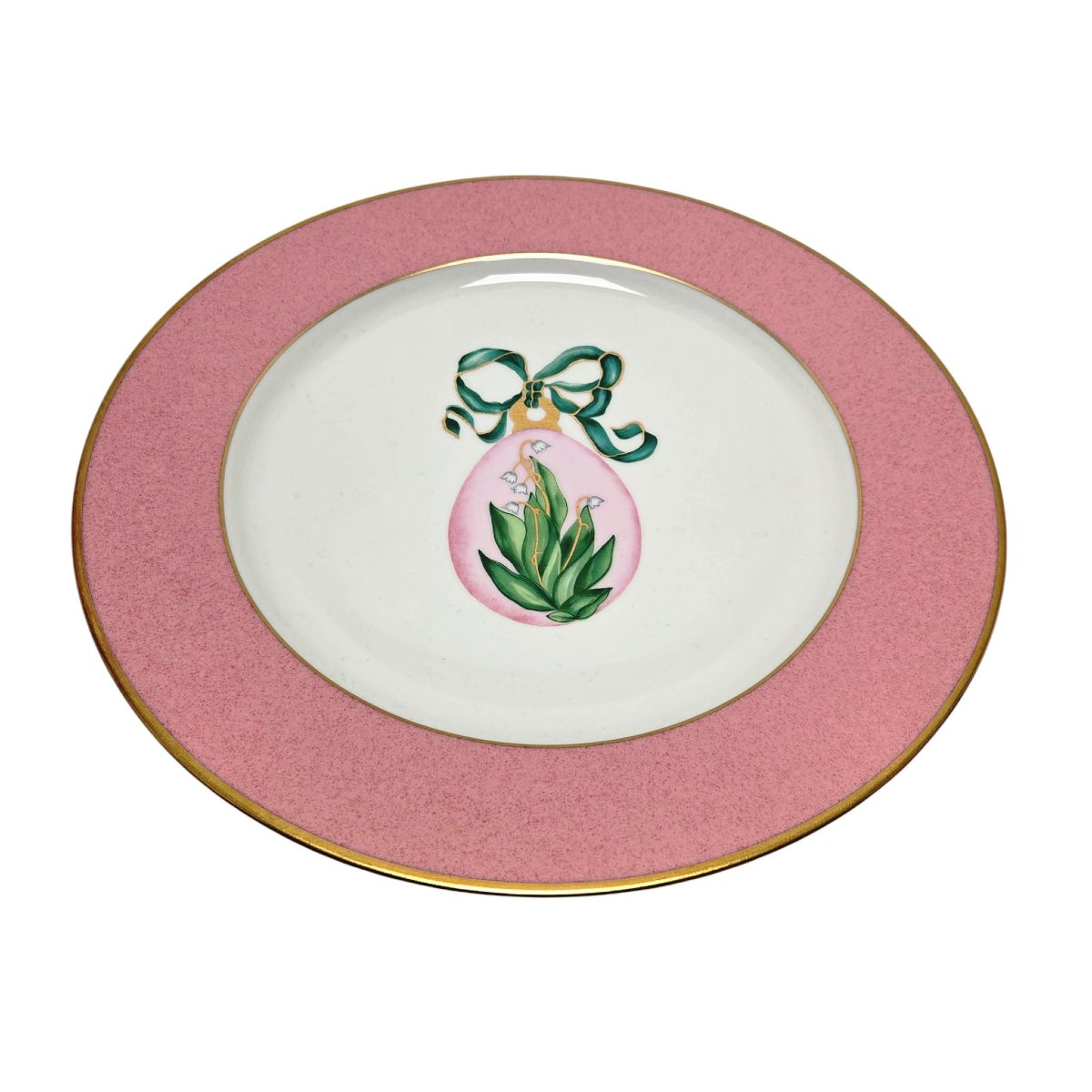 Suite de 6 assiettes en porcelaine de Limoges, maison Puiforcat, modèle St Petersbourg.-photo-4