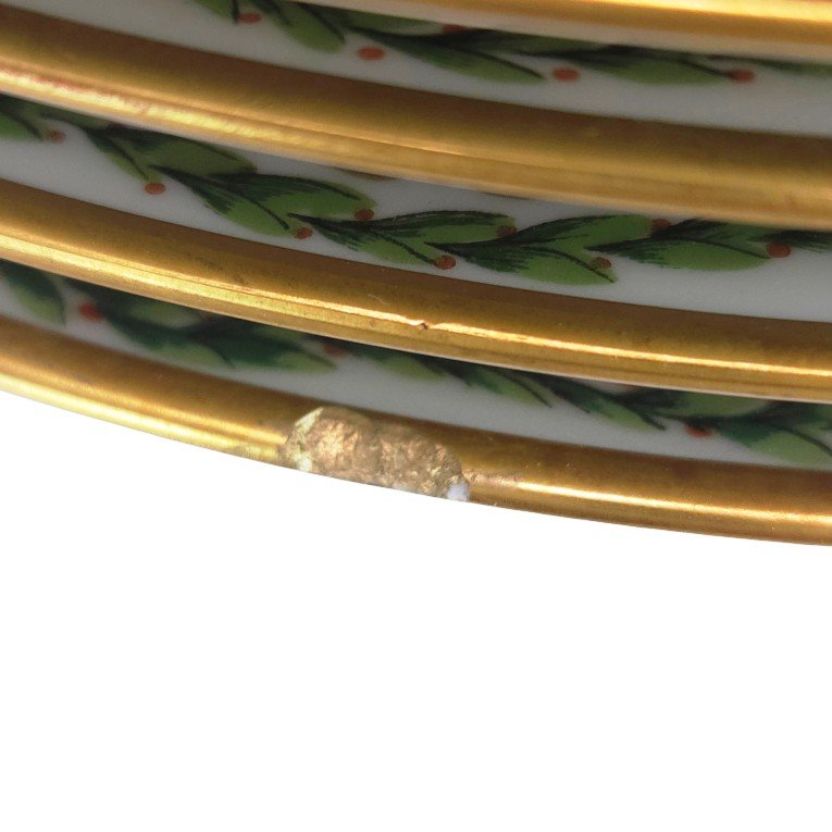 Limoges Porcelain Dinner And Coffee Sets By Haviland, Louvecienn Model-photo-5