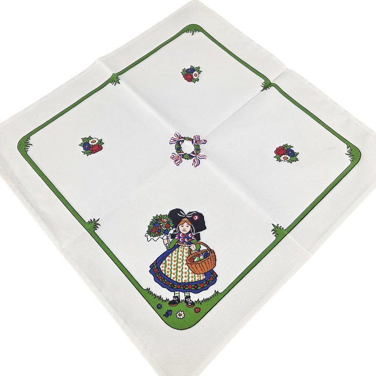 Beauvillé Cotton Tableware Set Consisting Of A Tablecloth And Six Napkins.-photo-2
