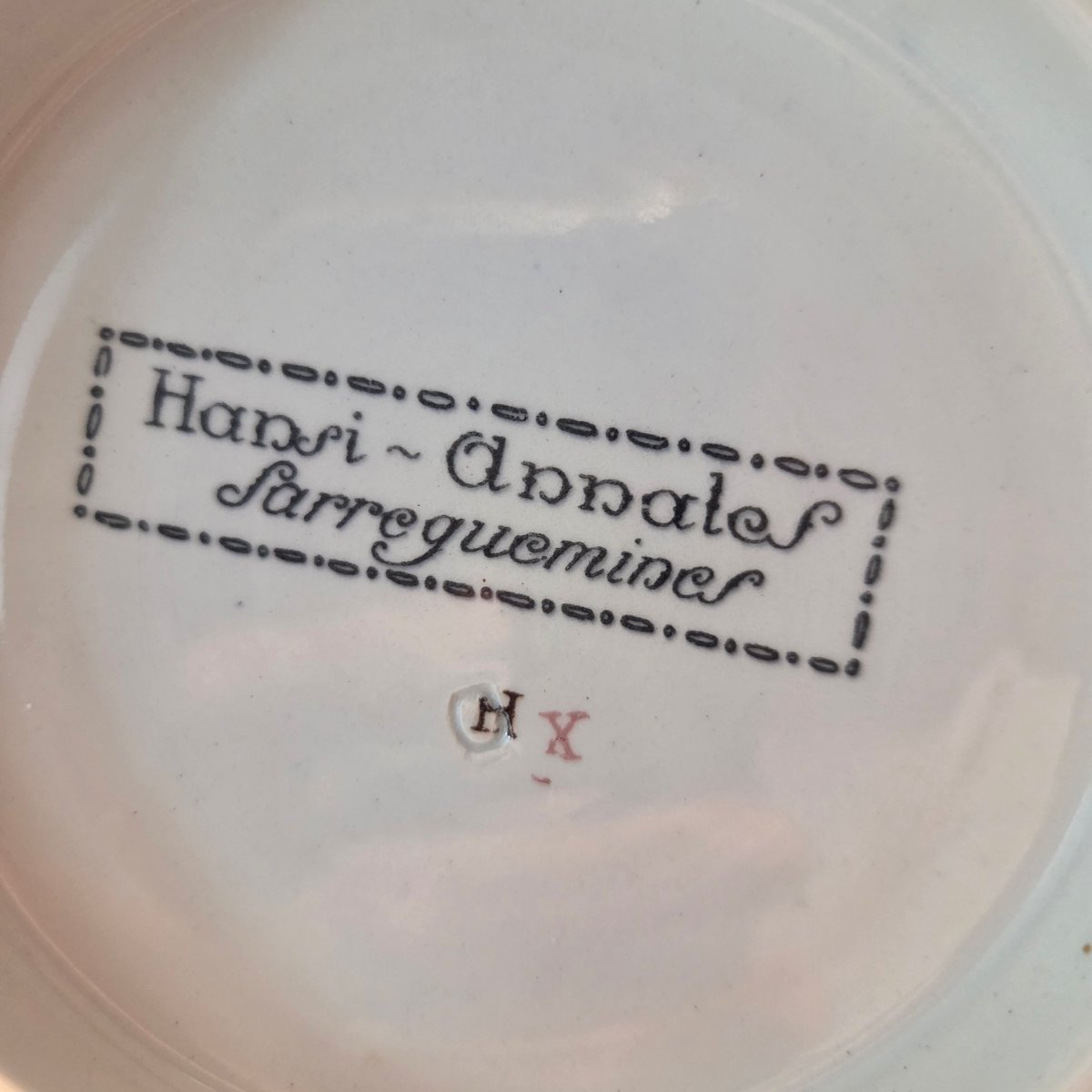Sarreguemines Earthenware Dinner Service, “annales” Model, 52-piece Set.-photo-7