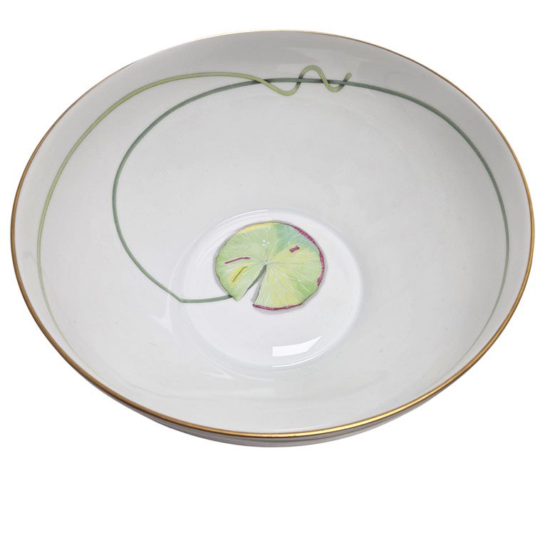 Service de table en porcelaine, maison Hermès, modèle Nil, 66 pièces.-photo-4