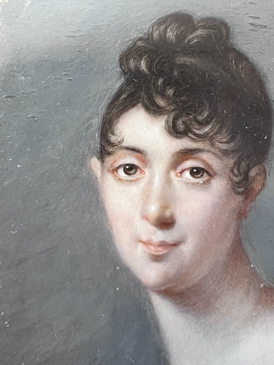 Miniature Portrait Of Empress Joséphine De Beauharnais-photo-2