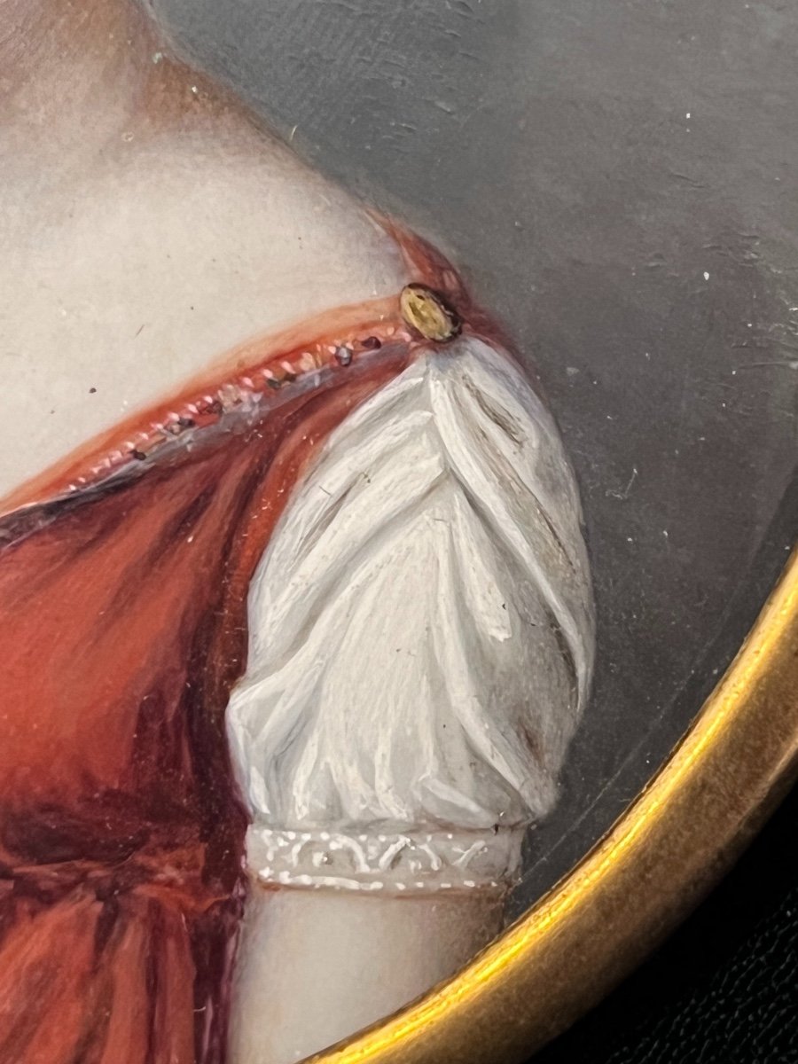 Miniature Portrait Of Empress Joséphine De Beauharnais-photo-3