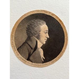 Physionotrace Portrait Of Abate Antonio Vassalli-eandi (1761 - 1825)