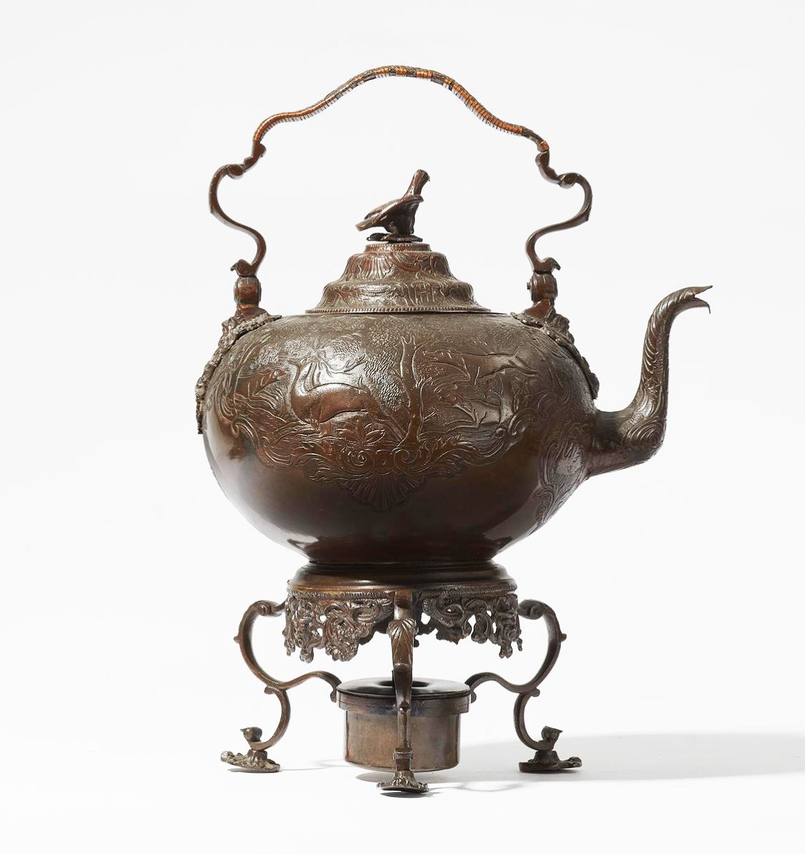 Bouilloire en cuivre par la manufacture Demidoff, Russie, vers 1770-photo-2