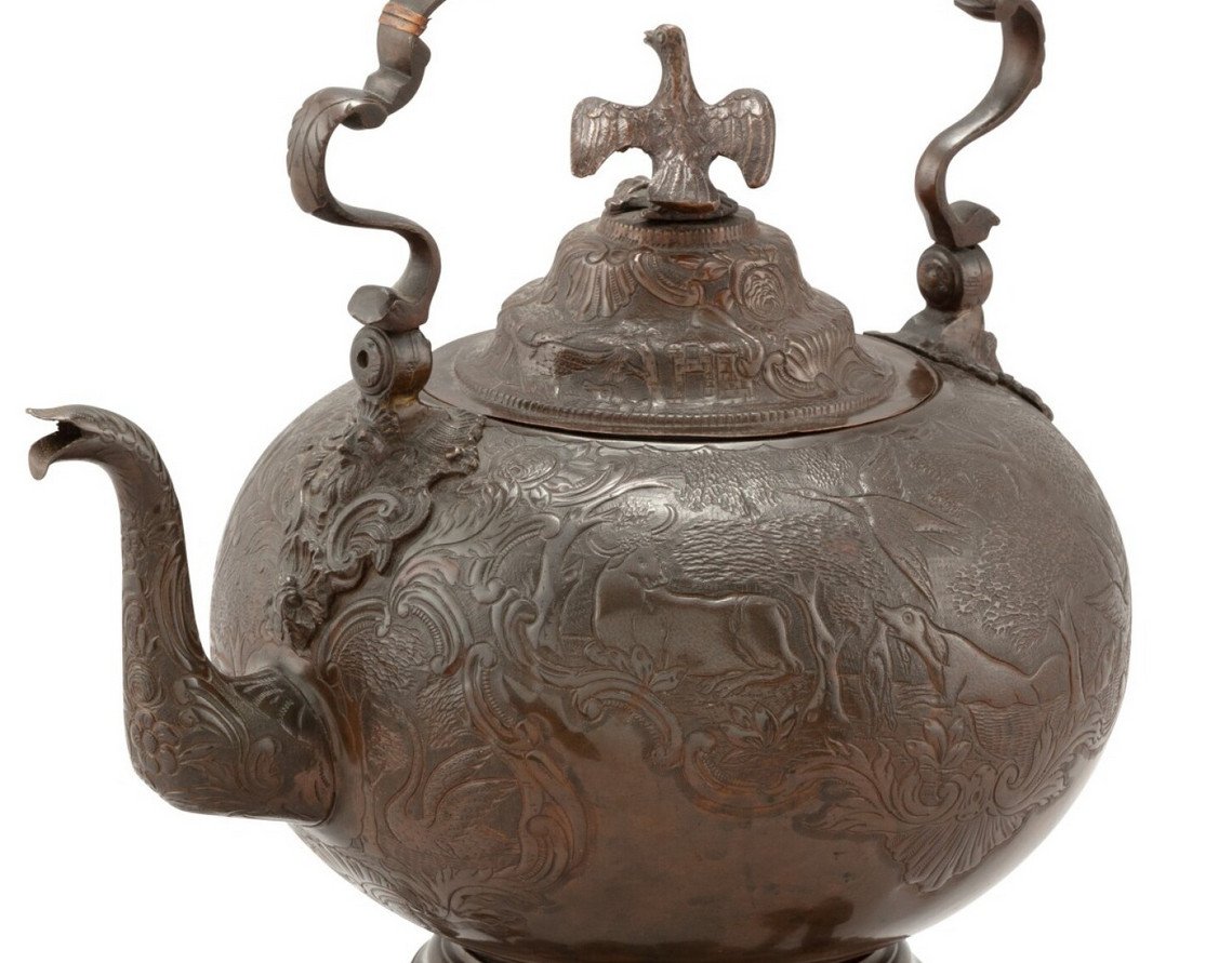 Bouilloire en cuivre par la manufacture Demidoff, Russie, vers 1770-photo-3