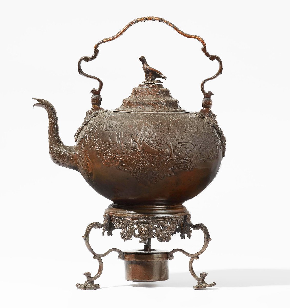 Bouilloire en cuivre par la manufacture Demidoff, Russie, vers 1770