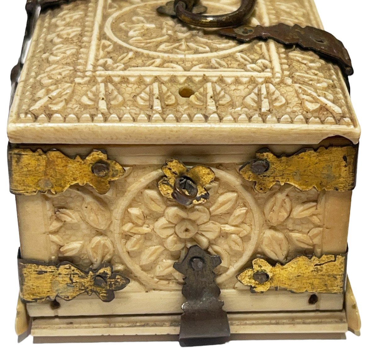 Mughal Ivory Box From The 18th Century-photo-3