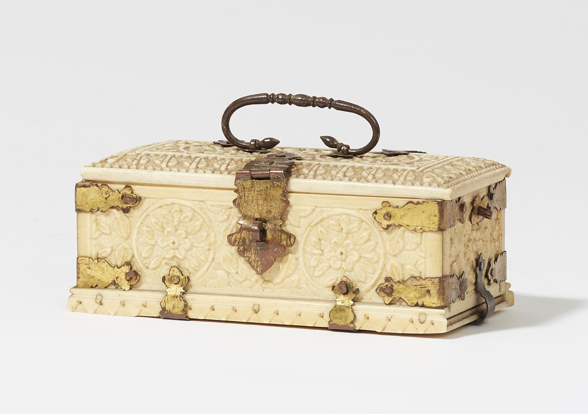 Mughal Ivory Box From The 18th Century-photo-4