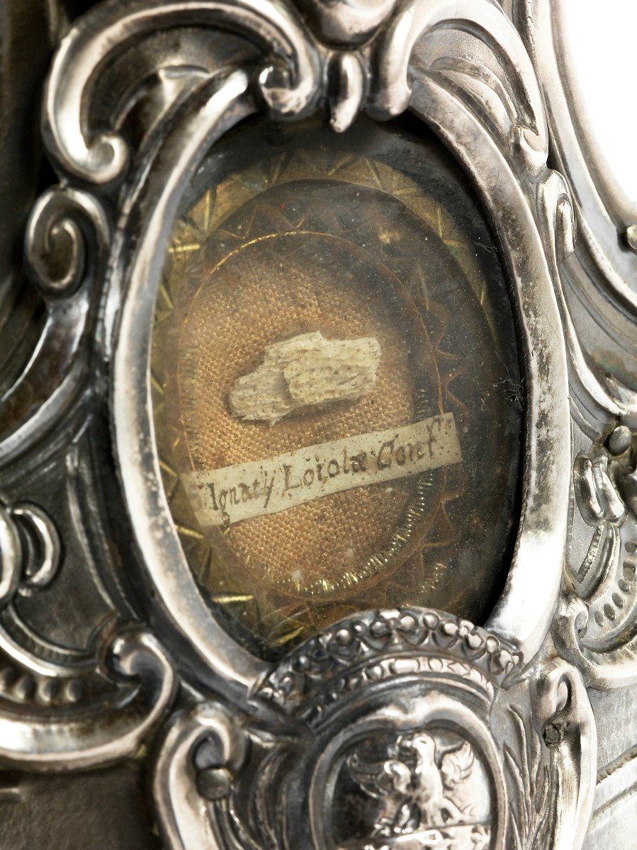 Silver Reliquary Containing A Relic Of Saint Ignatius Of Loyola, Italy, 18th Century-photo-4