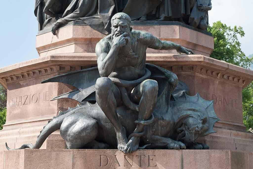 Painted Terracotta Sculpture: Minos, The Guardian Of The Underworld. Italy, 20th Century-photo-6