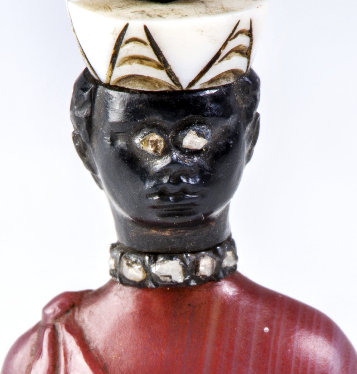 Gold, Silver, Agate, Onyx, Diamond And Engraved Hardstone Seal Pendant, 19th Century-photo-4