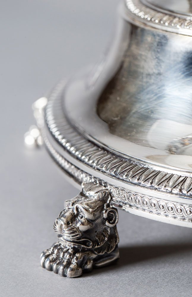 Pair Of Neoclassical Silver Vegetable Dishes, Paris 1798-1809 By Sébastien Dupezard-photo-4