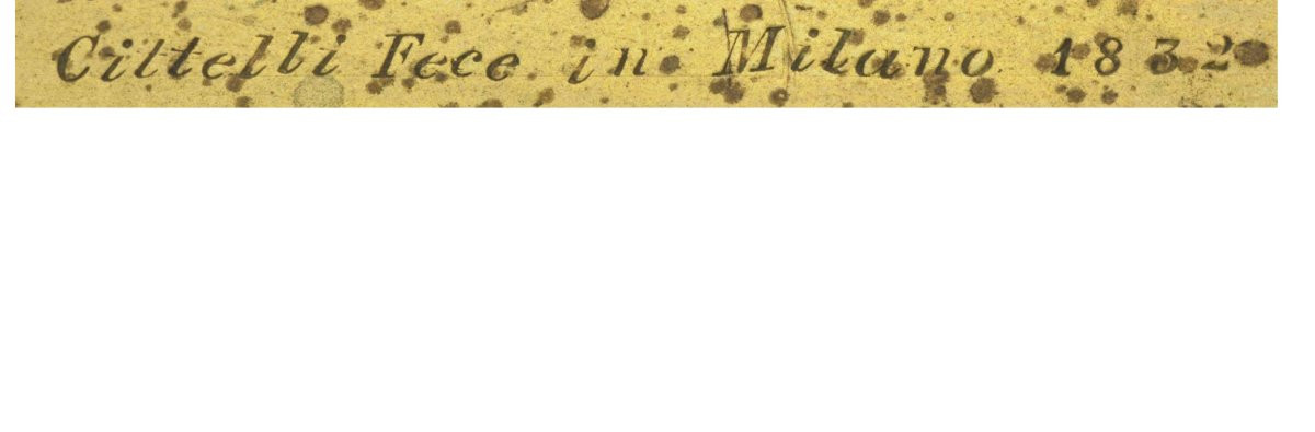 Cadran solaire à canon en bronze et marbre. Milan, 1832 – Pasquale Cittelli-photo-4