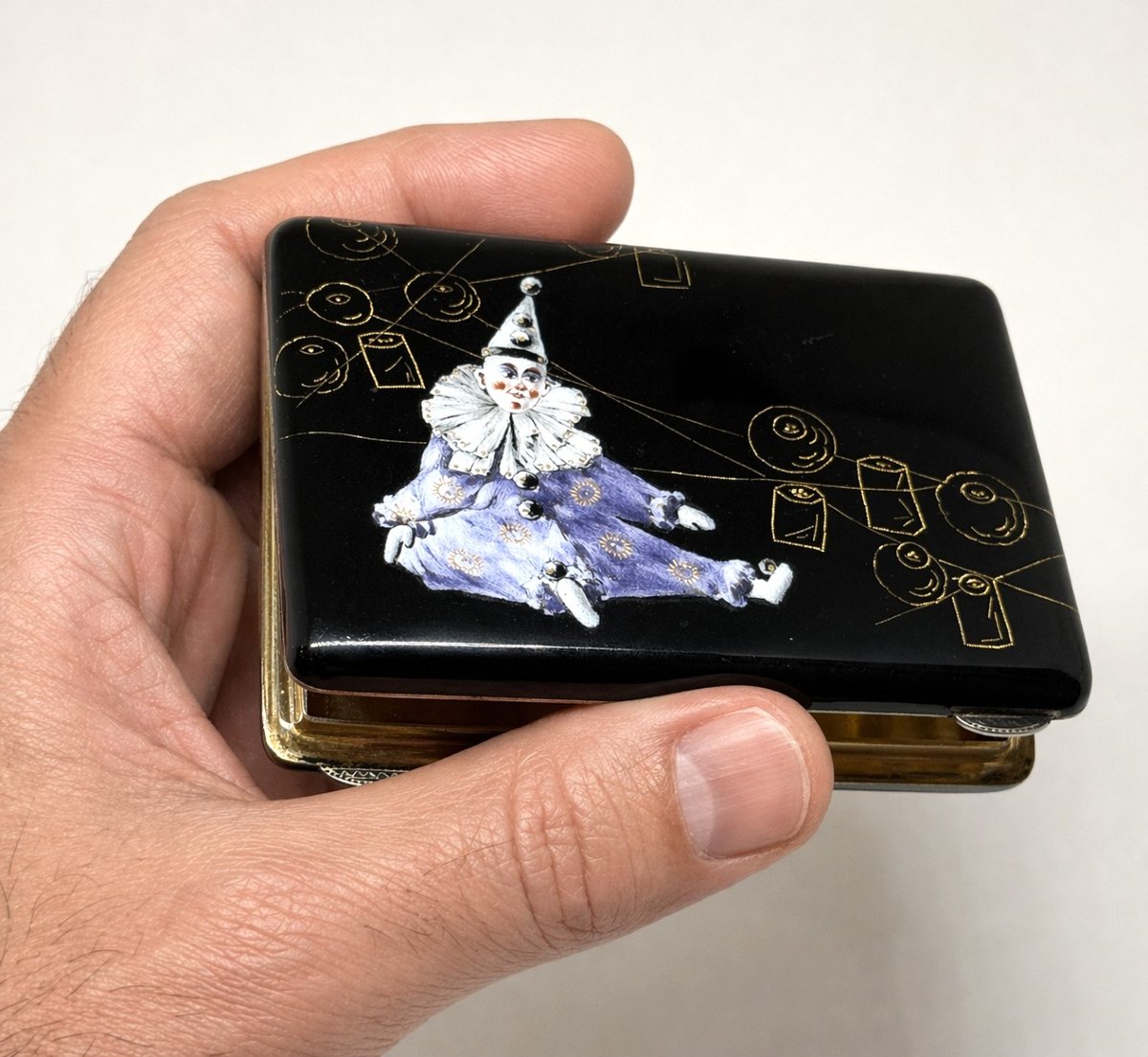 Silver And Enamel Cigarette Case, Vienna XIX - XX Century-photo-4