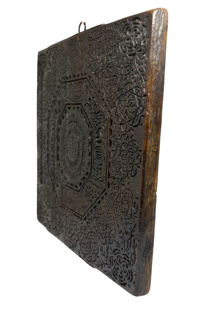 Woodcut Block “memento Mori,” France Or Flanders, Late 17th–18th Century-photo-4