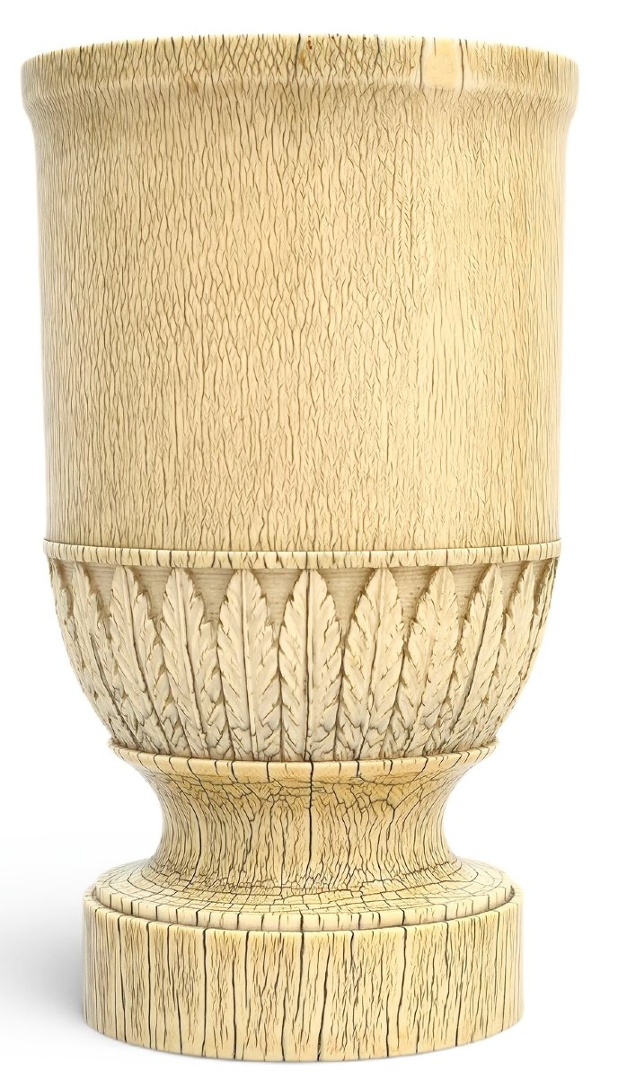 Carved Ivory Mortar, Goa, Late 18th–early 19th Century