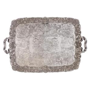 Silver Tray London 1821 By Philip Rundell