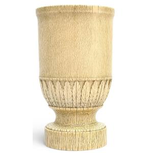 Carved Ivory Mortar, Goa, Late 18th–early 19th Century