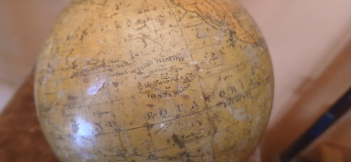 Globe terrestre G.B. PARAVIA-photo-3