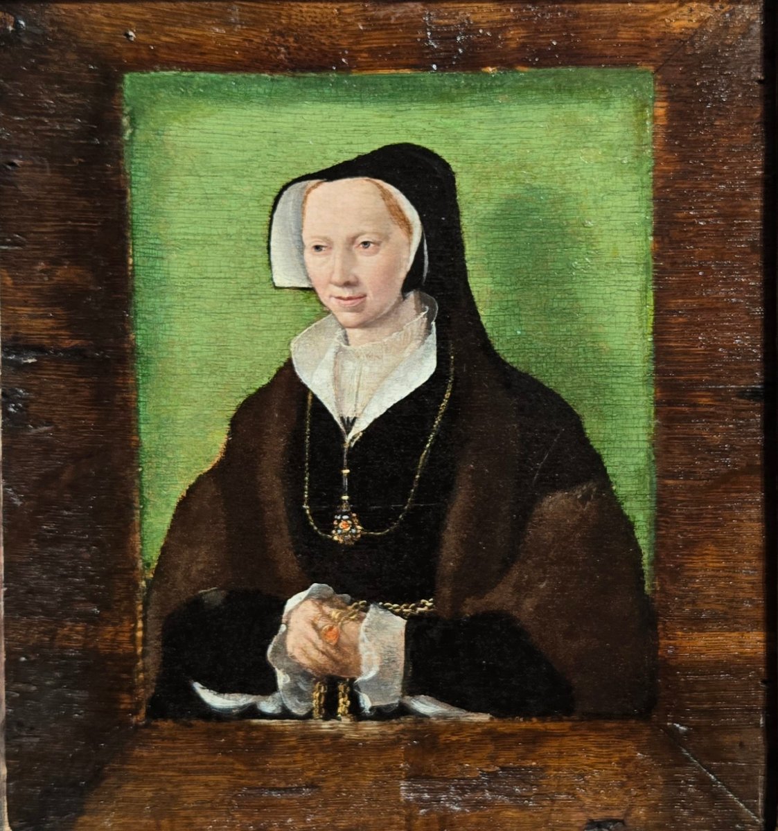 Portrait Of A Noblewoman – Circle Of Corneille Of Lyon (1500–1575)-photo-2