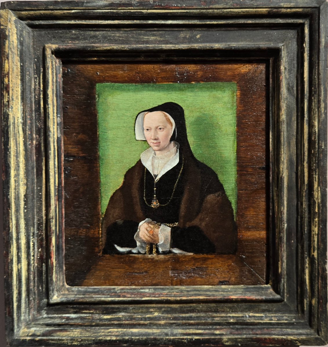 Portrait Of A Noblewoman – Circle Of Corneille Of Lyon (1500–1575)-photo-3