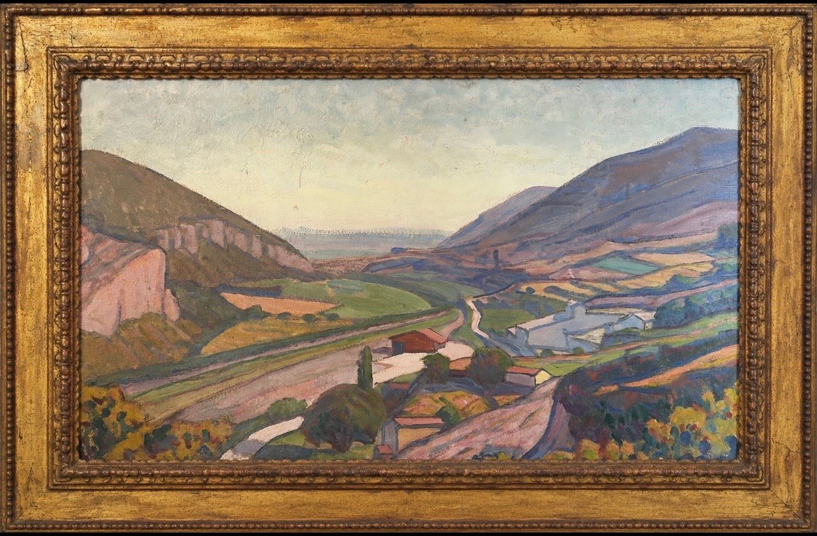 Evening In The Vivarais Valley – Robert Deborne (1870–1944)-photo-2