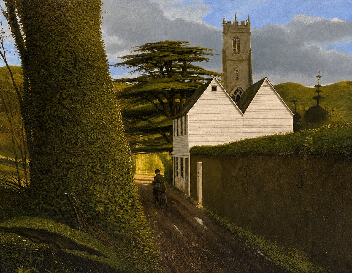 The White Cottages - John Shelley (1938–2020)