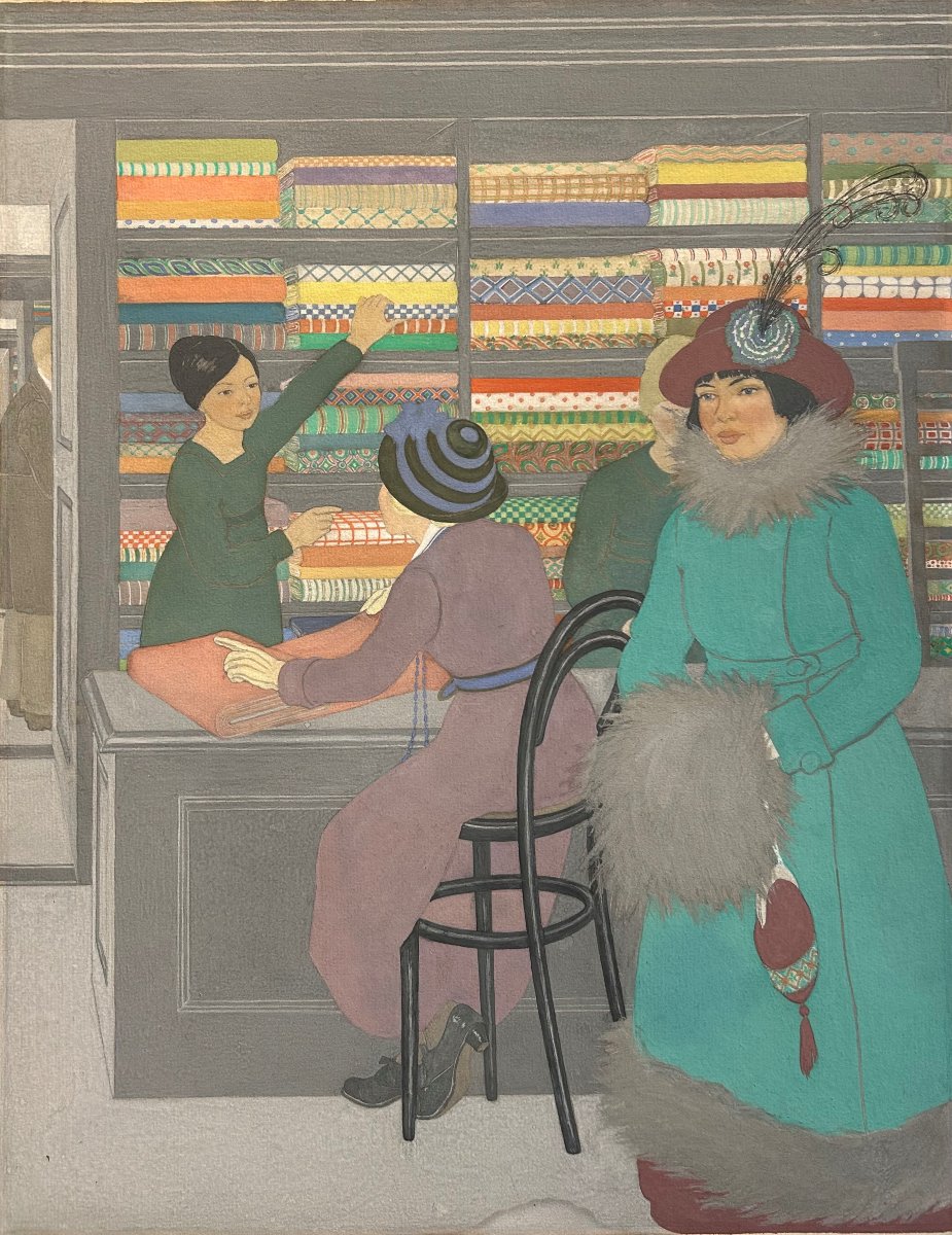 Tissus imprimés – Beatrice H. Saunders (active entre 1918 et 1940)