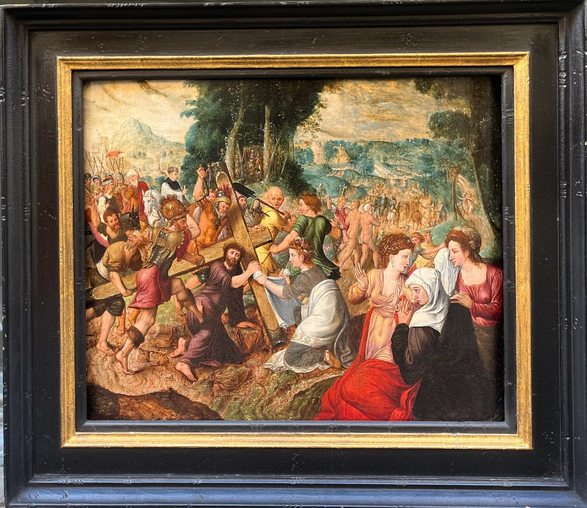 The Road To Calvary - Circle Of Henri Met De Bles (1510-1550)-photo-2