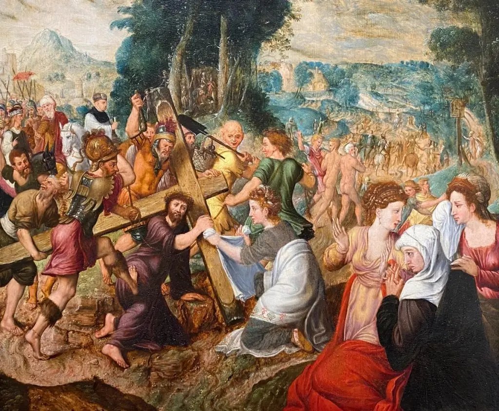 The Road To Calvary - Circle Of Henri Met De Bles (1510-1550)