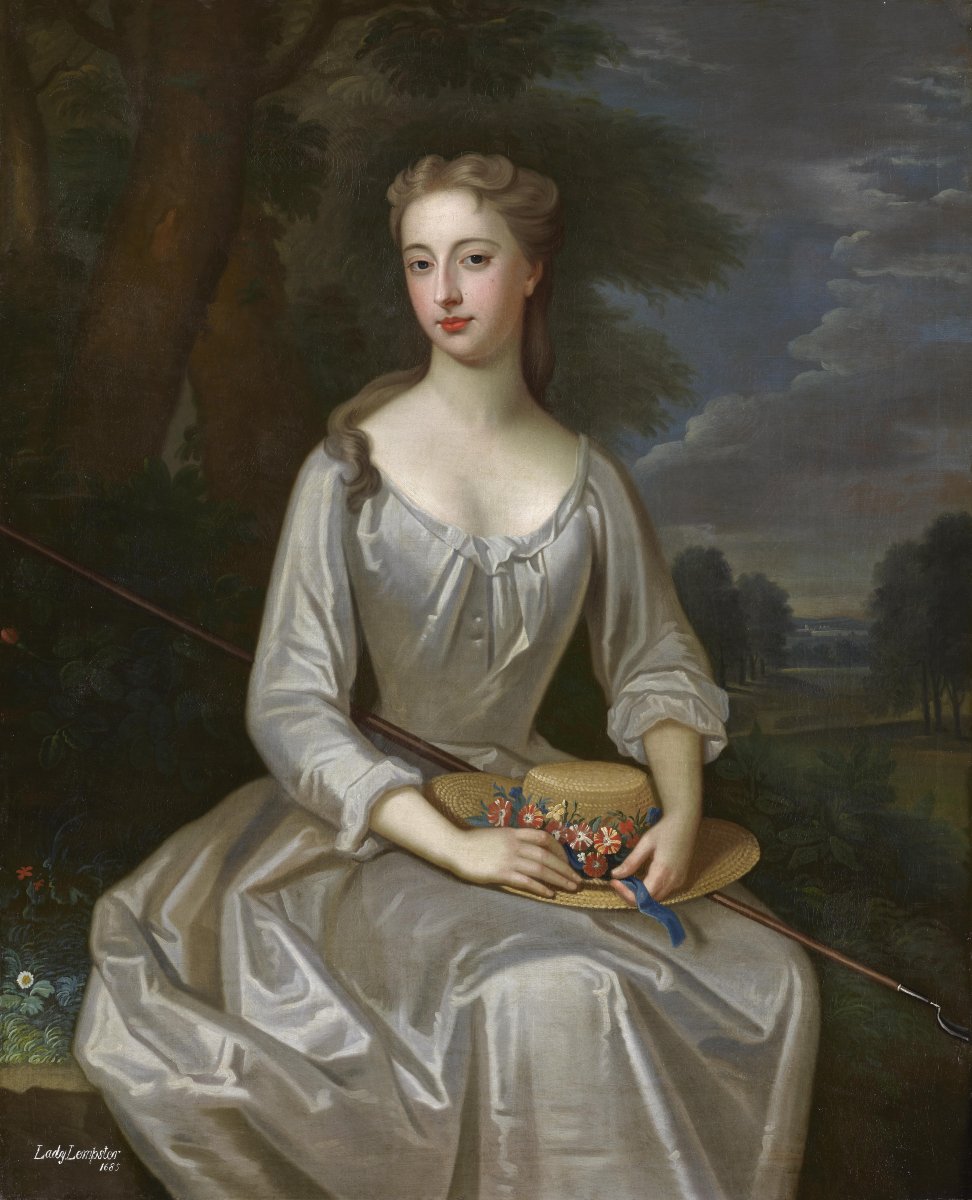 Portrait Of Lady Lempster - Adriana Verelst (1683–1769)